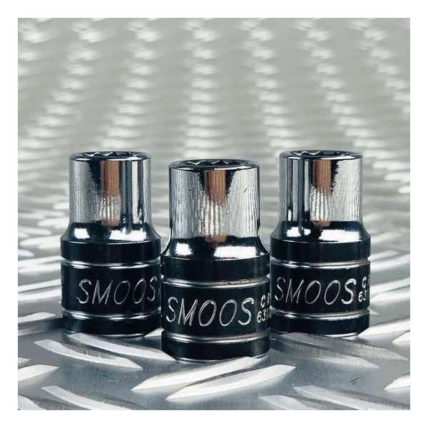 Smoos® Losse 12-kants dop 12 mm met 1/2 opname - 3 stuks