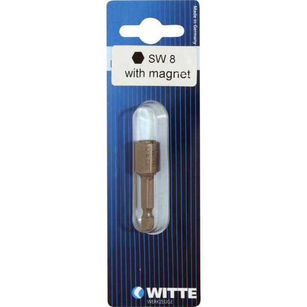 "Witte dop 8 mm 1/4""