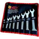 Onex Steeksleutelset 8-delig 6-24mm - Chroom Vanadium Staal