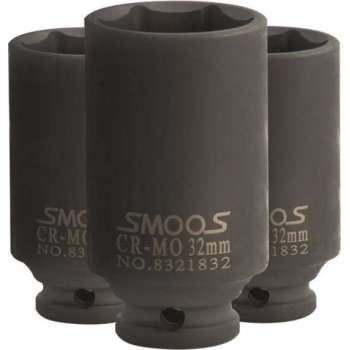 Smoos® Diepe krachtdop 29 mm 1/2 opname 3 stuks