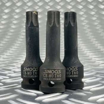 Smoos® Losse inwendige T70 torx krachtdop met 1/2 opname - 3 stuks