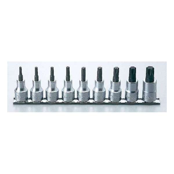 Ko-Ken 9 delige set Torx schr. dr.dop