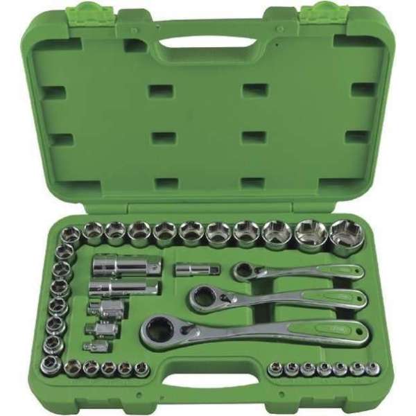 JBM Tools | Set van doorsteek doppen, 39-delig