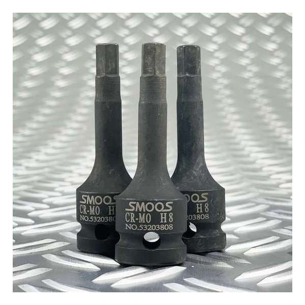 Smoos® Losse inbus krachtdop H10 met 1/2 opname - 3 stuks