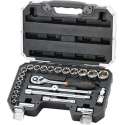 Fixman professionele 25 delige doppenset 1/2 " in trendy koffer B4025