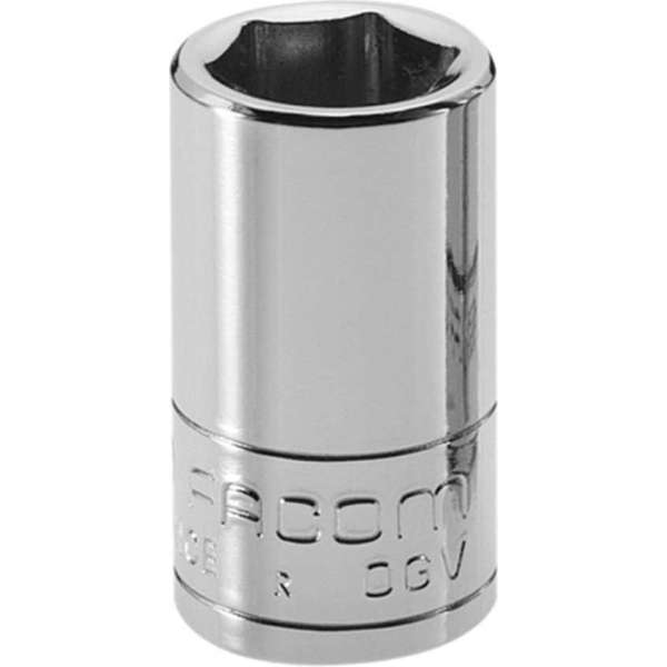 Facom dop v/zeskantmoeren, lengte 22mm, 8mm, (inch) 1/4", 11.5g