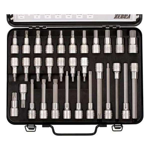 Würth ZEBRA Dopsleutelset 1/2 inch - 1/2'' assortiment 31 delig