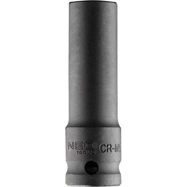 Neo Tools Krachtdop 13mm 1/2 Aansluiting Lang CrMo Staal 83mm Hoog DIN 3129 TUV M+T