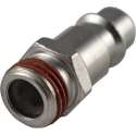 JBM Tools | Snelkoppelingsconnector met buitenste draad, euro - 1/4" buitenste draad (2 stuk)