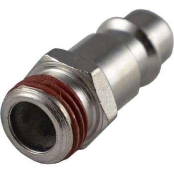 JBM Tools | Snelkoppelingsconnector met buitenste draad, euro - 1/4" buitenste draad (2 stuk)