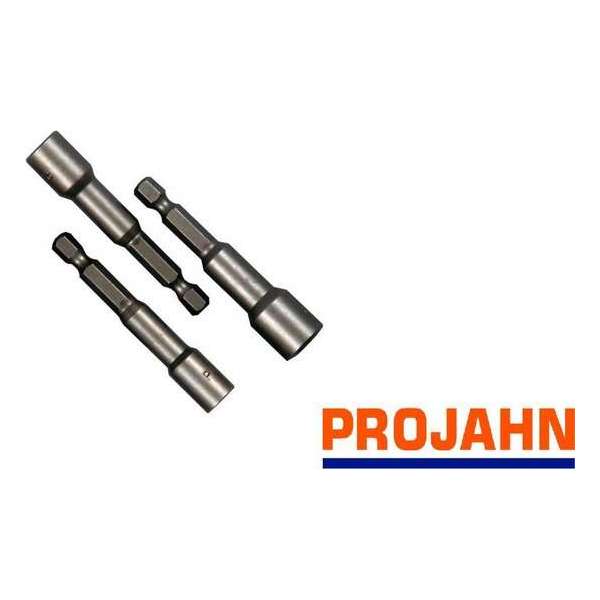 Magnetische Dopsleutelset opname 1/4"  3 stuks - inch 1/4" · 3/8" · 5/16"  ''Projahn''