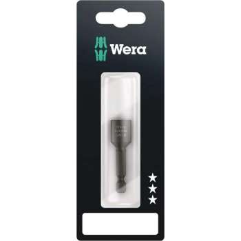 Wera 869/4 M 05073505001 Dopsleutel-machinebit 10 mm Aandrijving 1/4 (6.3 mm) Uitvoering Inbusdop 50 mm 1 stuk(s)