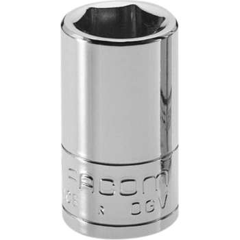 Facom dop v/zeskantmoeren, lengte 22mm, 6mm, (inch) 1/4", 8.6g