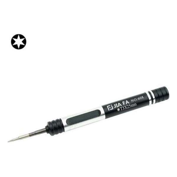 Torx T3 Professionele Schroevendraaier  | Zwart / Black