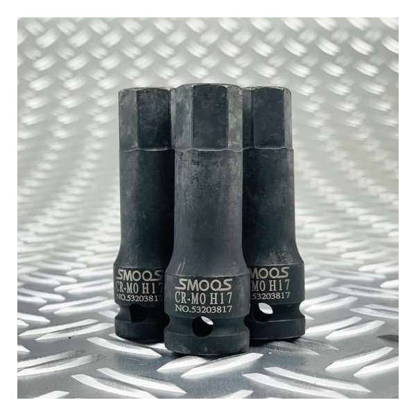 Smoos® Losse inbus krachtdop H12 met 1/2 opname - 3 stuks