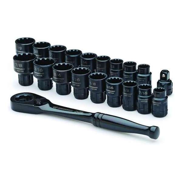 Crescent X6 Ratelsleutel Set - 3/8"  - 20stuks