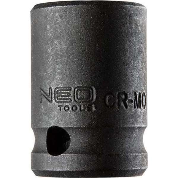 Neo Tools Krachtdop 22mm 1/2 Aansluiting CrMo Staal 38mm Hoog DIN 3129 TUV M+T