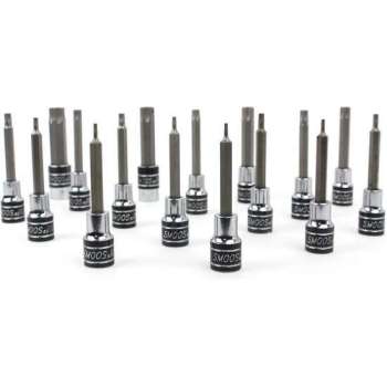 Smoos® 16-delige torx doppenset extra lang 1/2 opname