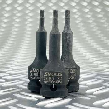 Smoos® Losse inbus krachtdop H6 met 1/2 opname - 3 stuks