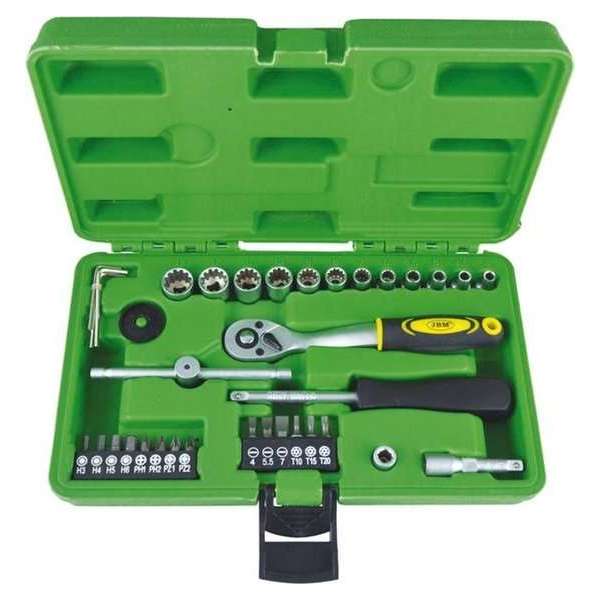 JBM Tools | Doppen set 1/4", 36-delig