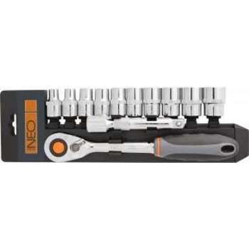 Neo Tools Doppenset 12dlg, 1/2 Aansluiting, 6-22mm