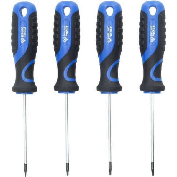 BRILLIANT TOOLS 4-delige Schroevendraaierset Torx