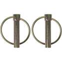 Proplus Borgpen Met Ring Aluminium 10 Mm Zilver 2 Stuks