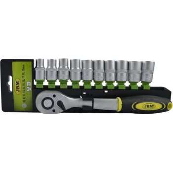 JBM Tools | 1/2" 72 tanden ratel met 12-punt sockets