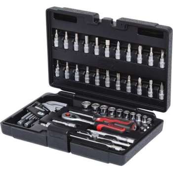 KS Tools 1/4  dopsleutelset 51-dlg  911.0651