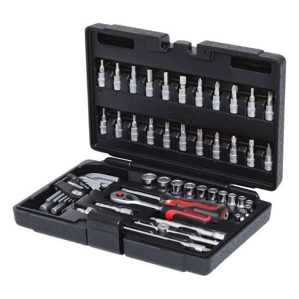 KS Tools 1/4  dopsleutelset 51-dlg  911.0651