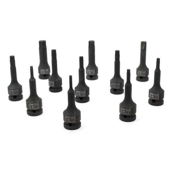 Smoos® 11-delige torx krachtdoppenset inwendig 1/2 opname