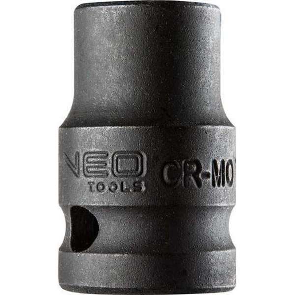 Neo Tools Krachtdop 12mm 1/2 Aansluiting CrMo Staal 38mm Hoog DIN 3129 TUV M+T