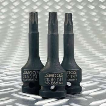 Smoos® Losse inwendige T45 torx krachtdop met 1/2 opname - 3 stuks