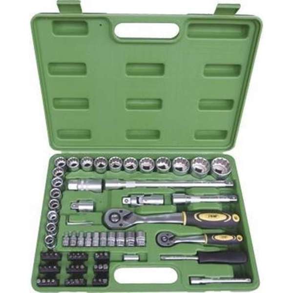 JBM Tools | SET VAN 12-KANTE DOPPEN, 74-DELIG