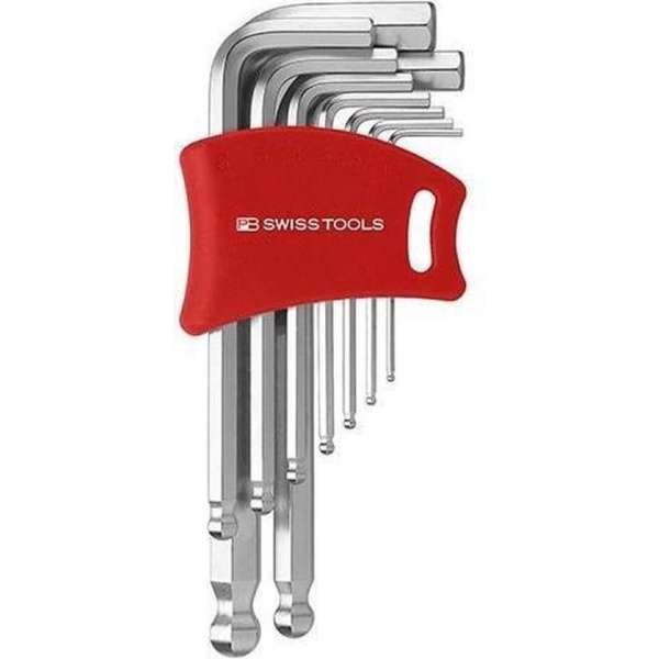 PB Swiss Tools stiftsleutelset 9 delig binnenzeskant kogelkop - PB212.DH-10