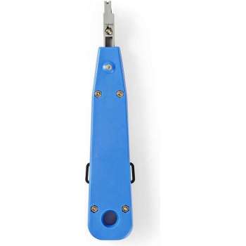 Nedis LSA punchdown tool voor LSA kronen en strips blauw