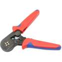 Adereindhulstang 0.25mm tot 6mm - Krimptang - Automatische afstelling - Rood