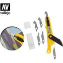 Vallejo T06012 Plastic Cutter Scriber Tool & 5 Spare Blades Gereedschap