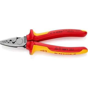 Knipex 97 78 180 Krimptang Adereindhulzen 0.25 tot 16 mm²