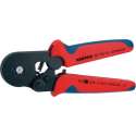 Knipex 975314 Zelfinstellende krimptang voor adereindhulzen met zij-invoering - 180mm