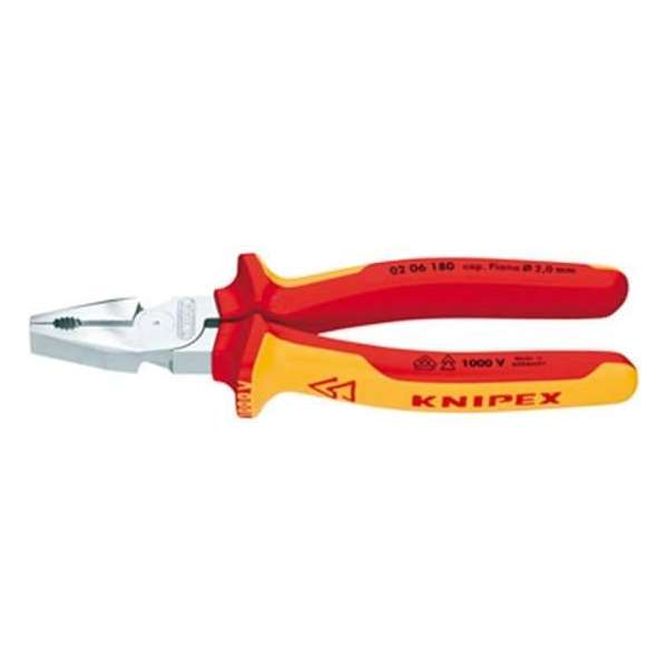 Knipex kracht-combinatietang - 200 mm - VDE geïsoleerd - 02 06 200