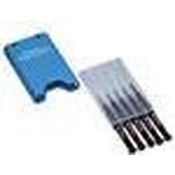 Horlogemaker schroevendraaierset - 1-3mm - 5dlg - PVC-box