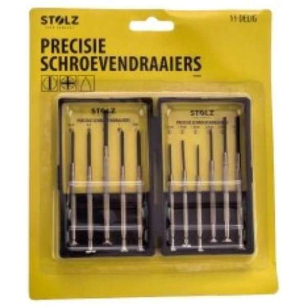 Schroevendraaier precisie set | 11 delig | Stolz