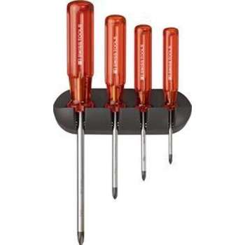 PB Swiss Tools Schroevendraaierset classic PH 4 delig in wandhouder