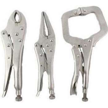 WEBER TOOLS Griptangen set 3-delig 165, 175 & 180 mm