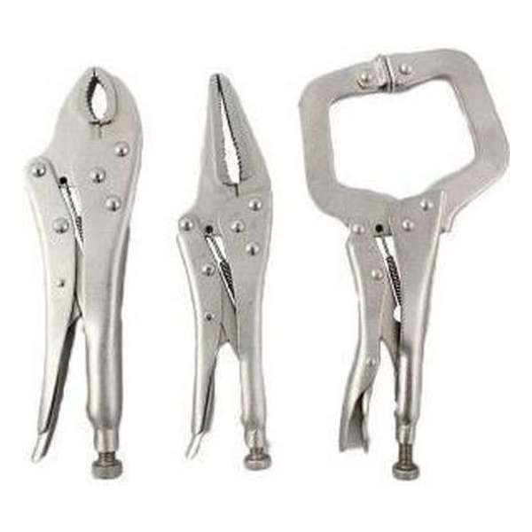 WEBER TOOLS Griptangen set 3-delig 165, 175 & 180 mm