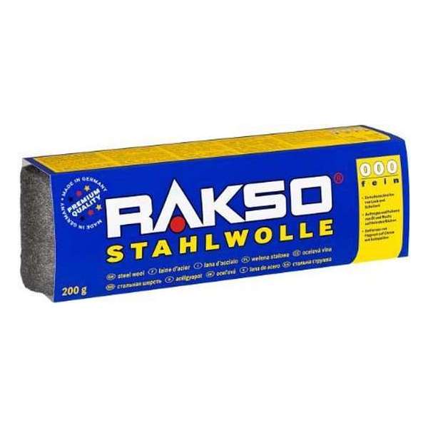 RAKSO Staalwol - 200g - 0000 Fijne