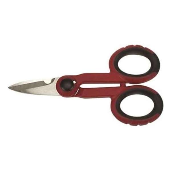 Toolland Schaar Multifunctioneel 16 Cm Rvs Rood