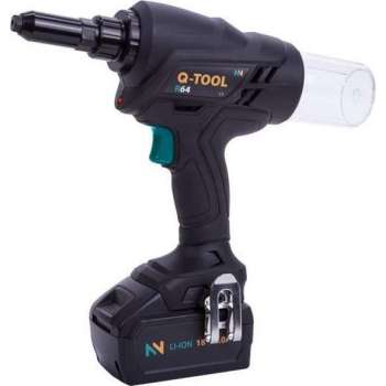 Popnageltang Q-Tool R64 18 Volt geschikt tot 6,4 mm. popnagels