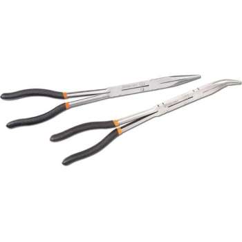 Beta Tools lange buigtangen 2 st 1009L/DP-S2 staal 010090060